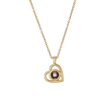 Custom Heart Photo Necklace
