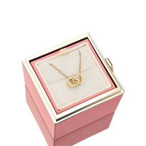 Eternal Rose Box & Personalised Necklace