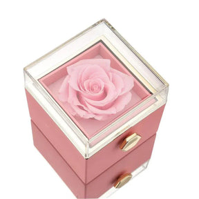 Eternal Rose Box & Personalised Necklace