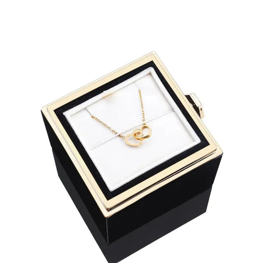 Eternal Rose Box & Personalised Necklace