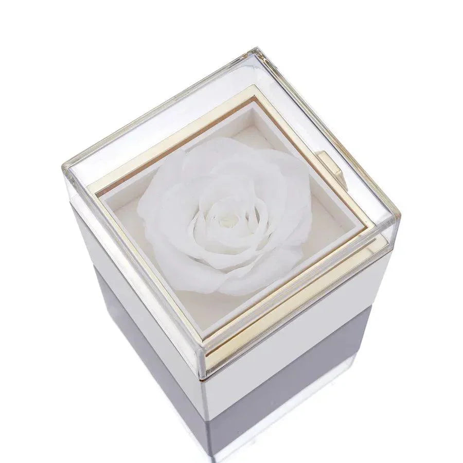 Eternal Rose Box & Personalised Necklace