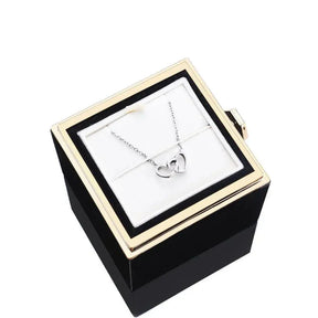 Eternal Rose Box & Personalised Necklace
