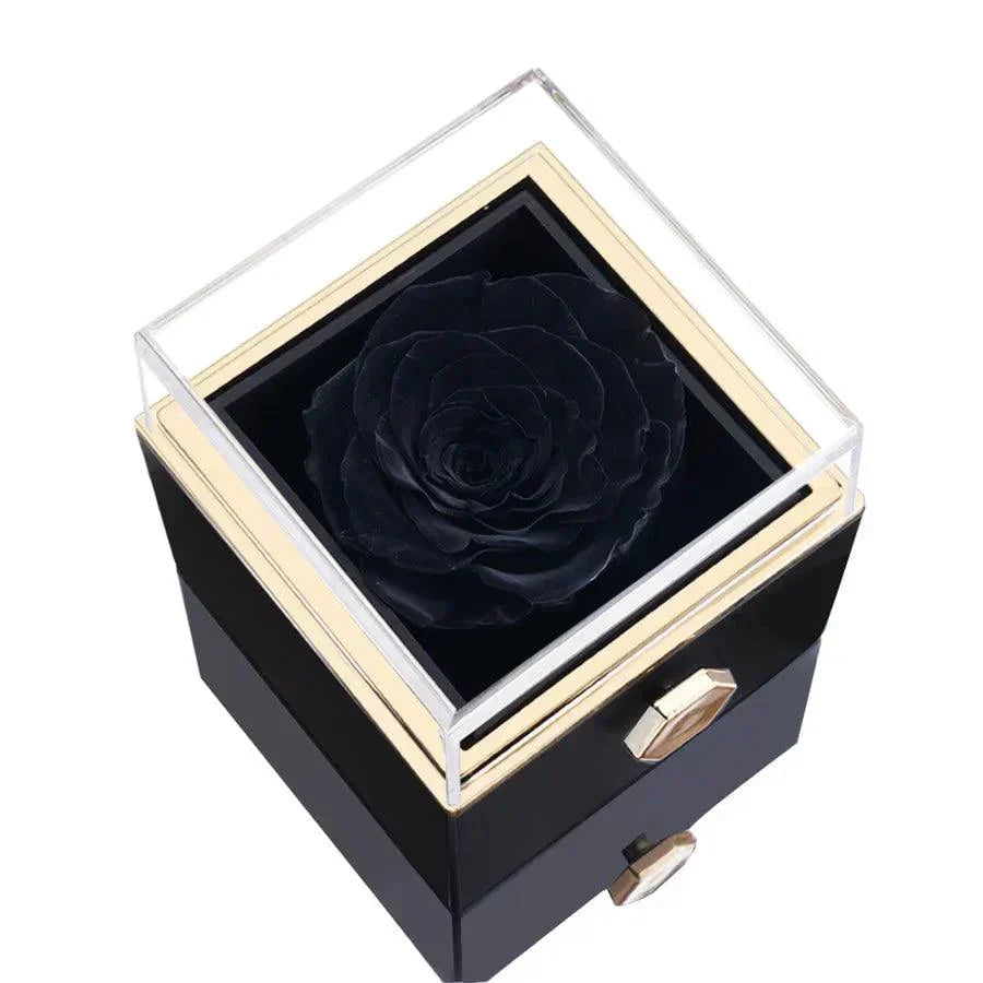 Eternal Rose Box & Personalised Necklace