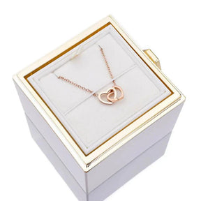 Eternal Rose Box & Personalised Necklace
