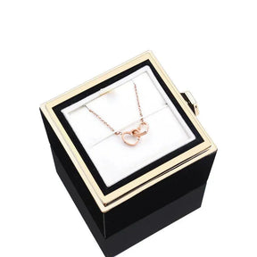 Eternal Rose Box & Personalised Necklace