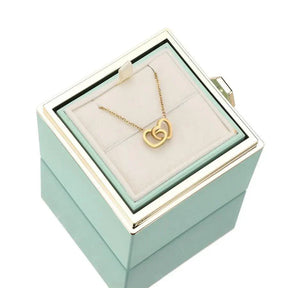 Eternal Rose Box & Personalised Necklace