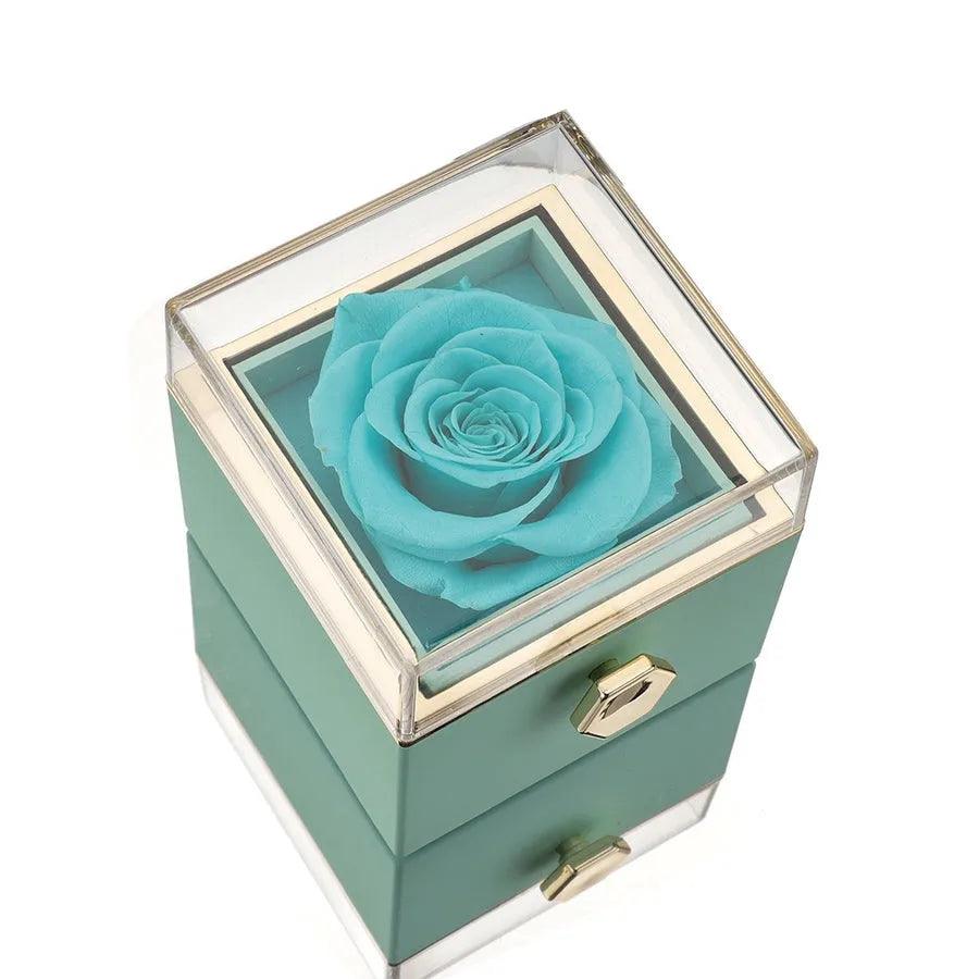 Eternal Rose Box & Personalised Necklace