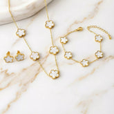 Lucky Clover Jewellery Set (3-Piece)